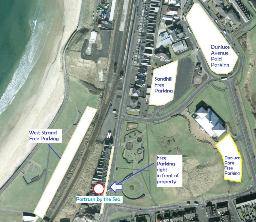 شقة 1 Dunluce Park - Portrush By The Sea المظهر الخارجي الصورة